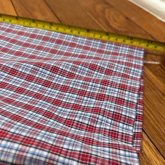 Vintage 90s Ralph Lauren Chaps Checkered Short Sleeve Shirt – Size Large - Picture 11 of 13